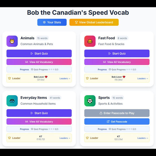 Vocabulary App Access Code - 1 Year
