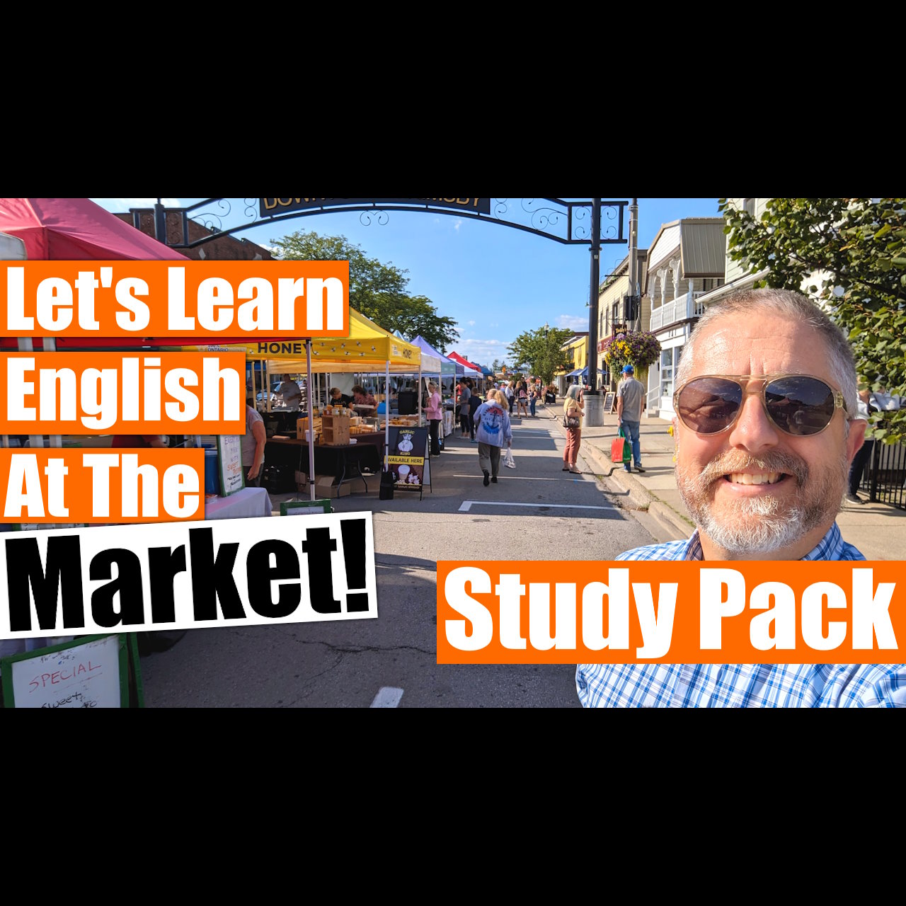 Study Pack for Let's Learn English at the Market 🍎💐🍓