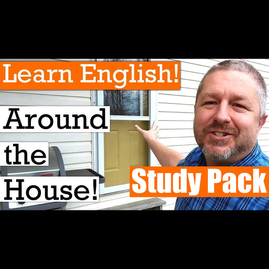 Pacote de estudos para aprender inglês em casa e em casa