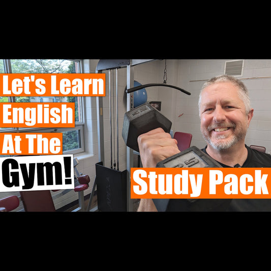 Study Pack for Learn English at the Gym 🏋🏽🏃💪